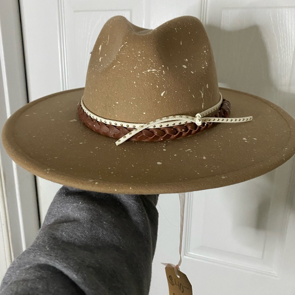 Wide Brim Fedora Hat